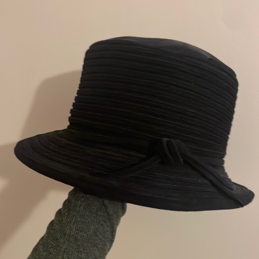 Vintage Women’s black hat. Frank Olive for Neiman Marcus